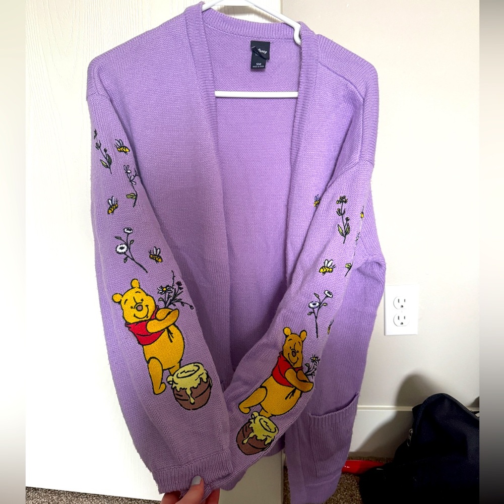 Winnie the Pooh Lilac Cardigan